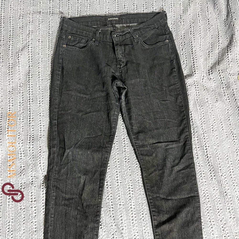 James Jeans Women's 31 Black Jeans Straight